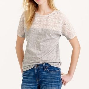 *SOLD* J. Crew Eyelet T Shirt C0108
